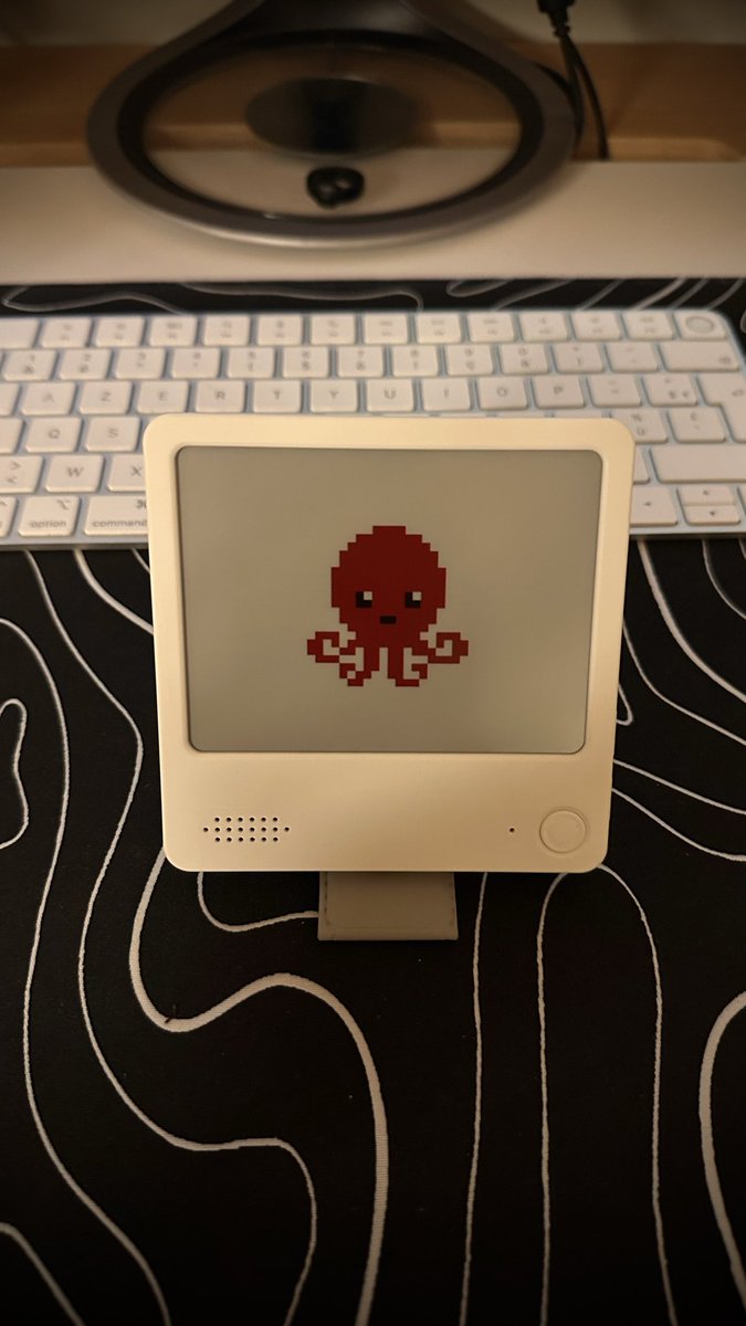 A first project is already taking shape, starting with a little octopus.