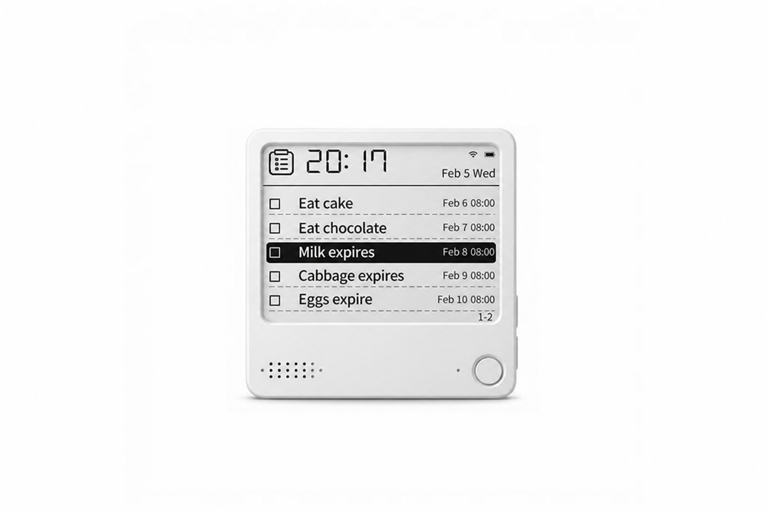 White ZECTRIX NOTE4 device