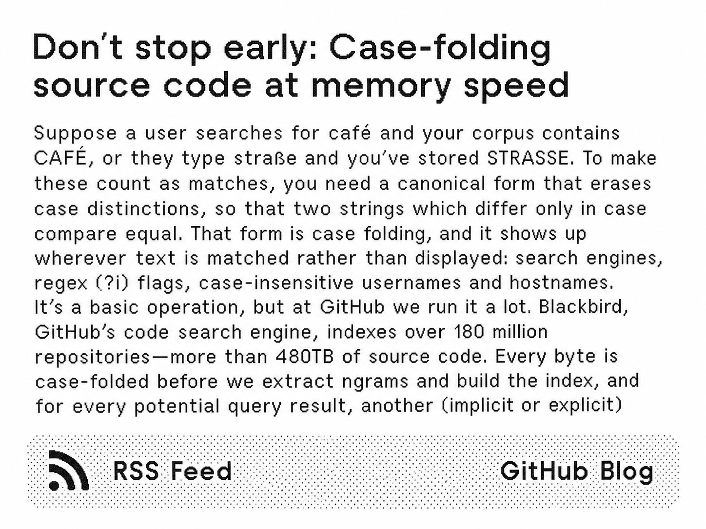 Redrawn TRMNL Firmware black-on-white article feed screen